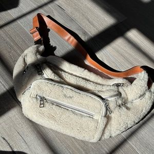Zadig & Voltaire Shearling Belt Bag